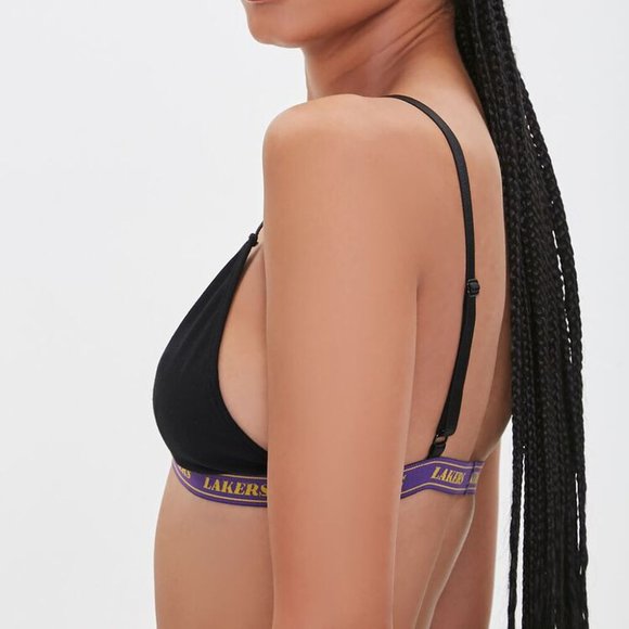 NBA© Los Angeles Lakers Graphic Sports Bra - Picture 2 of 4